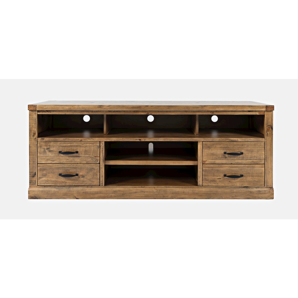 Telluride Rustic Farmhouse Solid Wood 70'' TV Console Stand