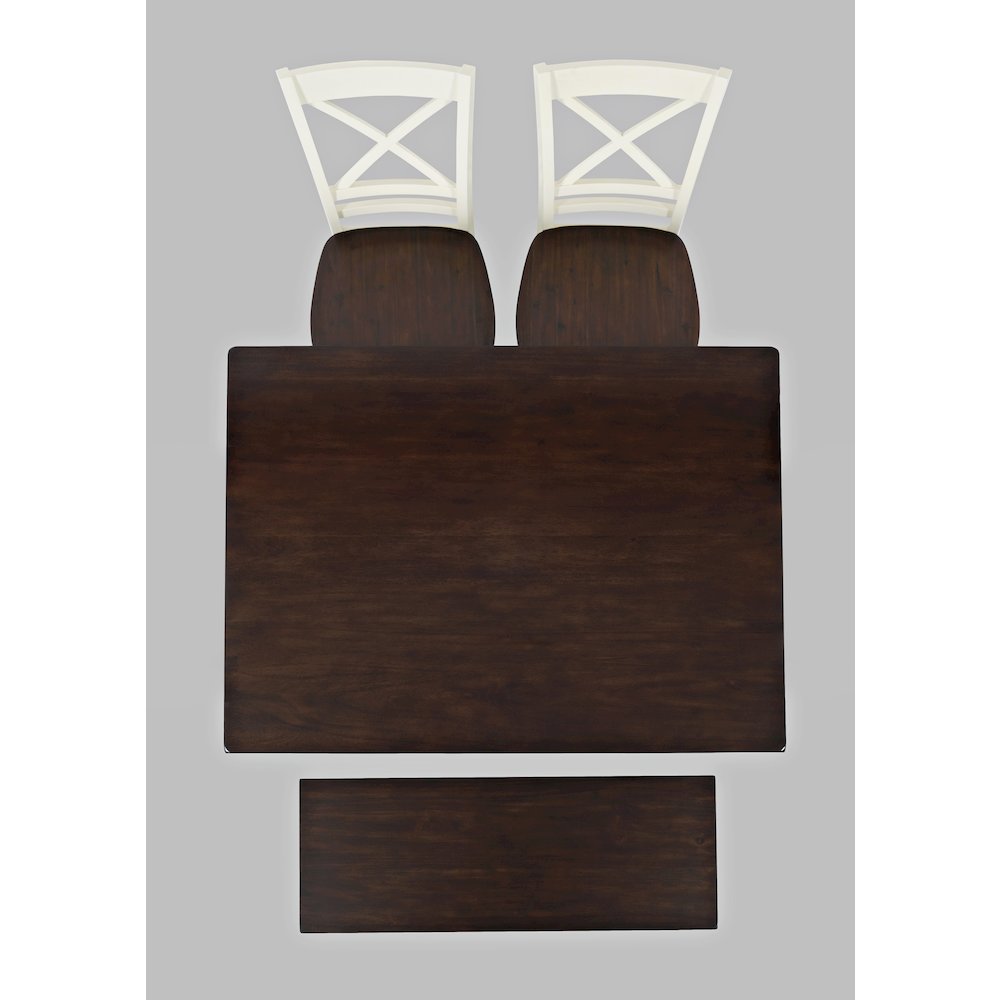 Asbury Park Solid Wood Farmhouse Four Piece Dining Set with Bench