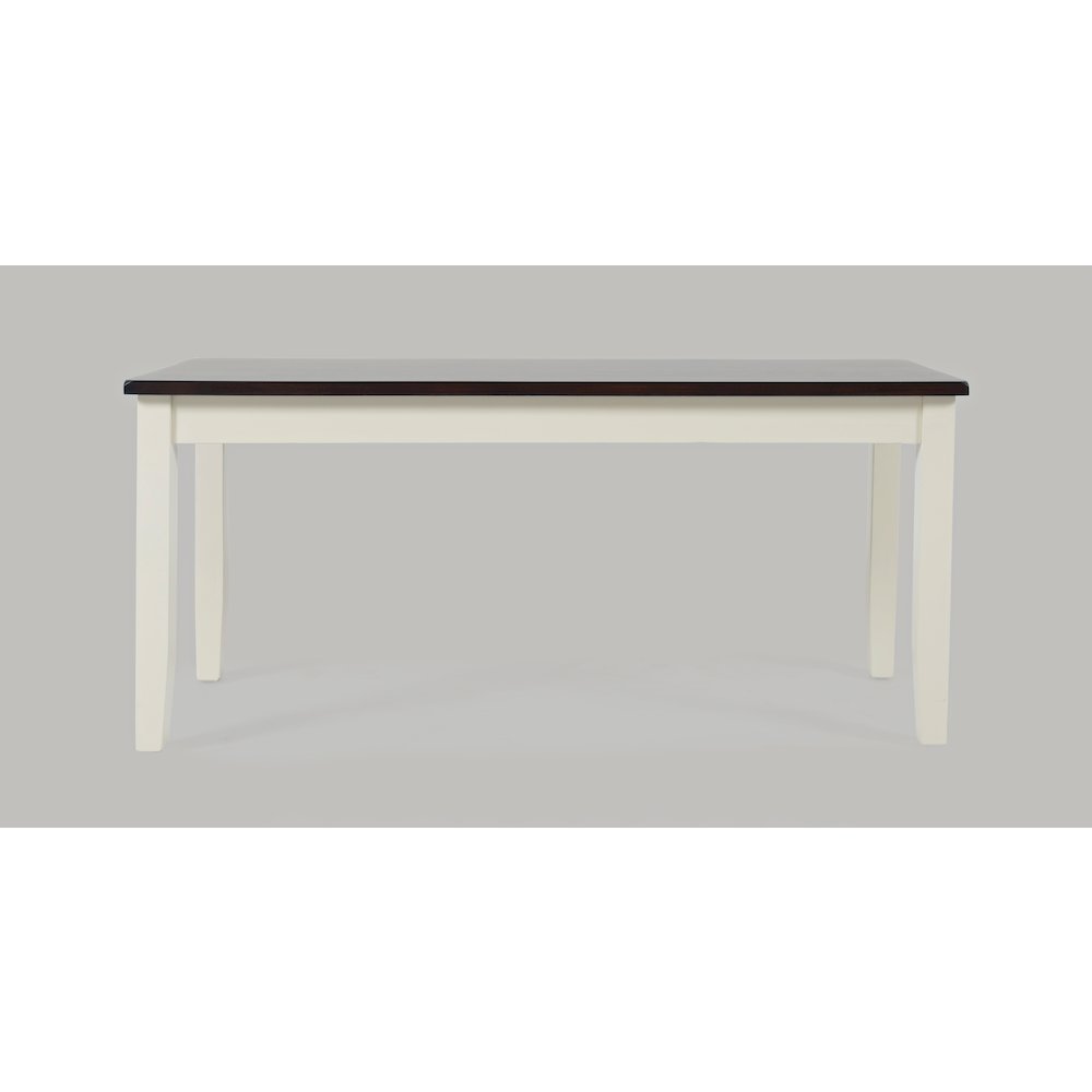 Asbury Park Solid Wood Farmhouse Four Piece Dining Set with Bench