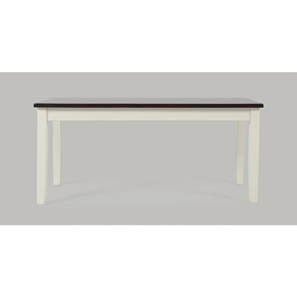 Asbury Park Solid Wood Farmhouse Four Piece Dining Set with Bench