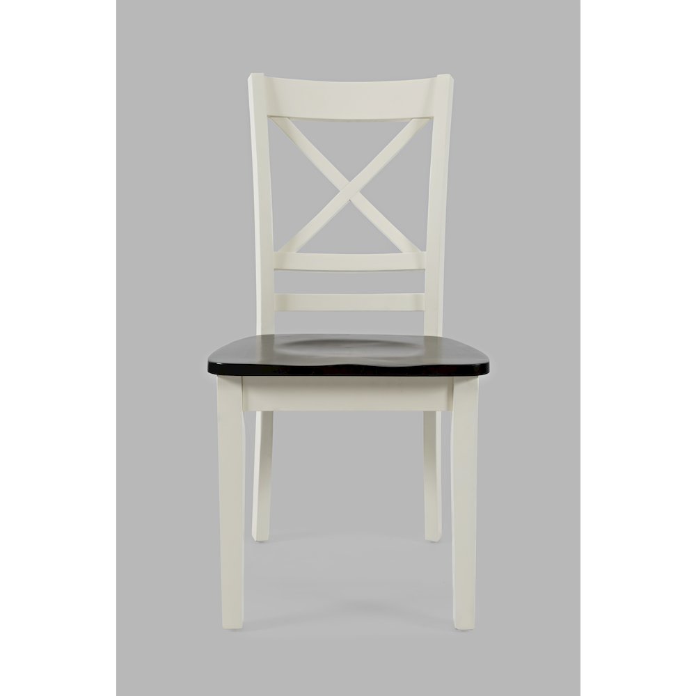 Asbury Park Solid Wood Farmhouse Cross-Back Dining Chair (Set of 2)