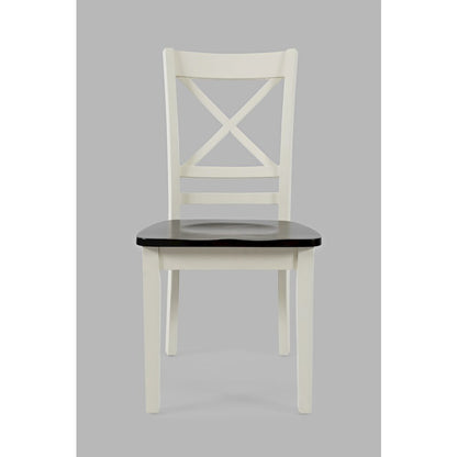 Asbury Park Solid Wood Farmhouse Cross-Back Dining Chair (Set of 2)