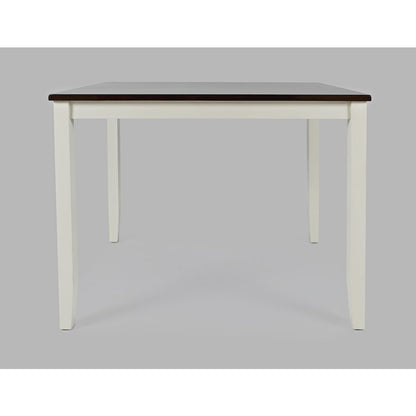 Asbury Park Solid Wood Farmhouse Four Piece Counter Height Dining Set with Bench