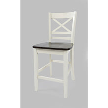 Asbury Park Solid Acacia Farmhouse X Back Stool (Set of 2)