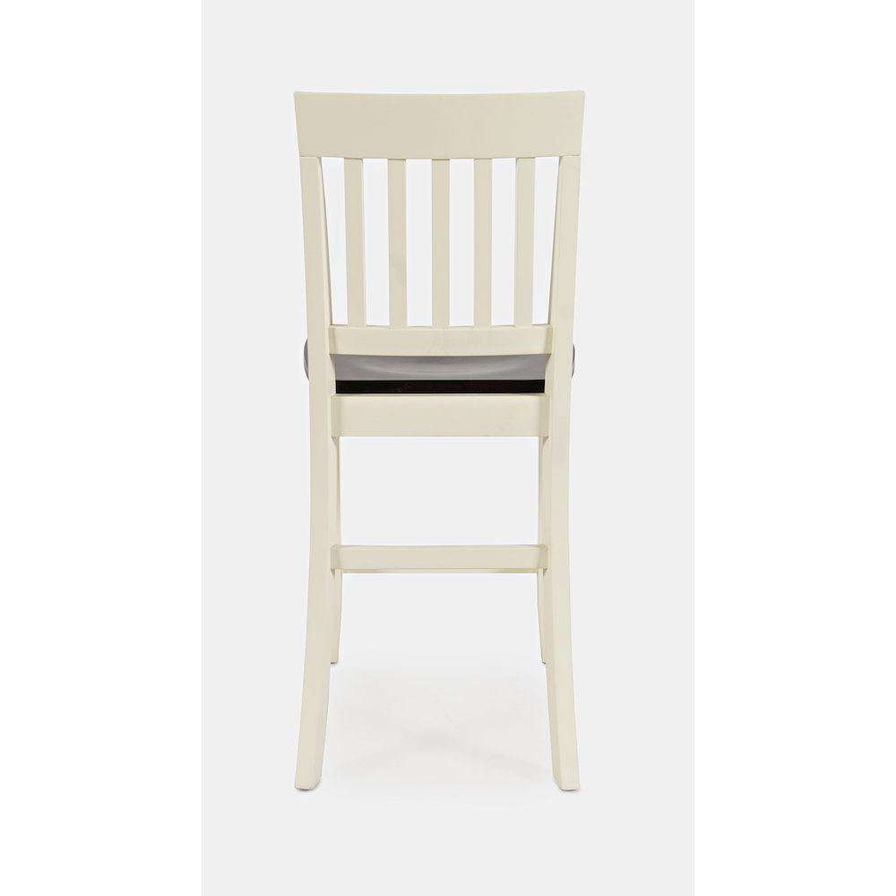 Decatur Lane Farmhouse Solid Wood Counter Stool (Set of 2)