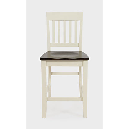 Decatur Lane Farmhouse 4 Piece Solid Wood Counter Height Set