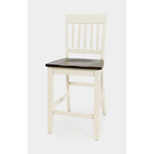 Decatur Lane Farmhouse Solid Wood Counter Stool (Set of 2)