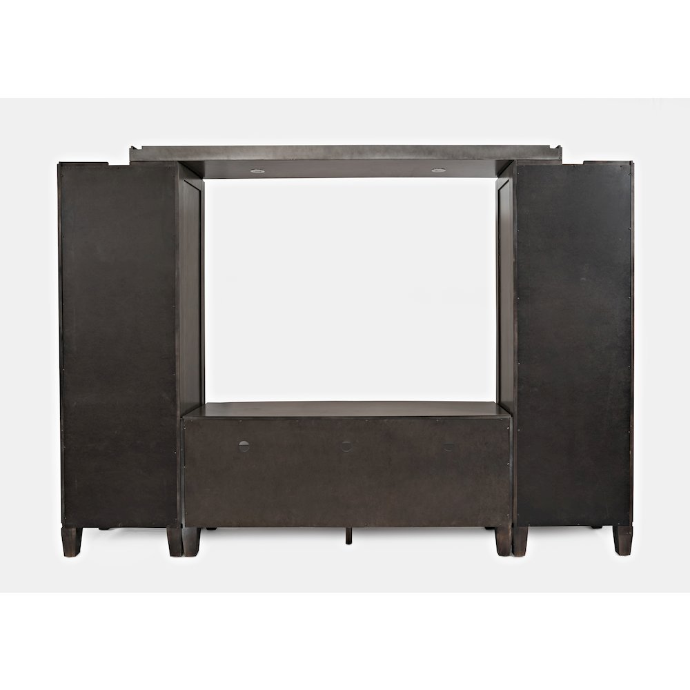 Coastal Contemporary Entertainment Center with 70" TV Console and LED Lights