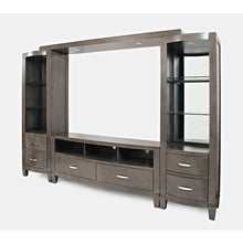 Coastal Contemporary Entertainment Center with 60" TV Console and LED Lights