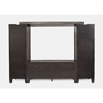 Coastal Contemporary Entertainment Center with 60" TV Console and LED Lights
