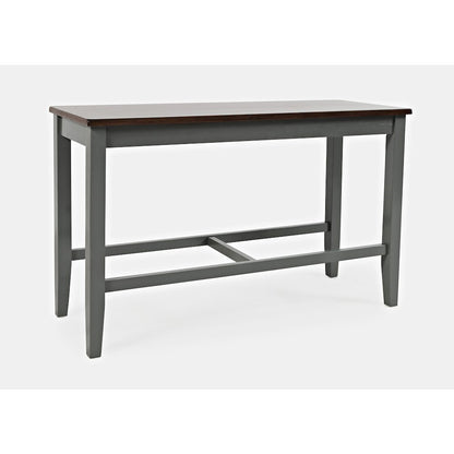 Decatur Lane Farmhouse 4 Piece Solid Wood Counter Height Set