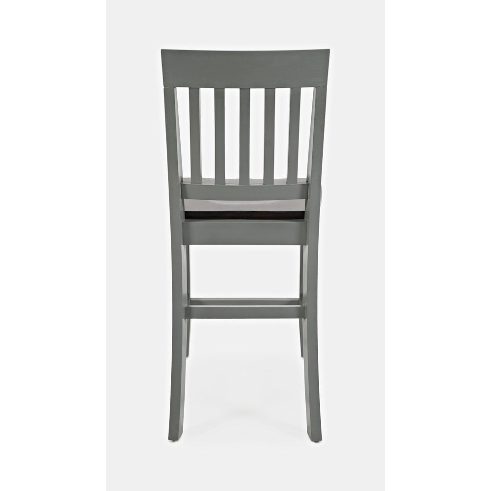 Decatur Lane Farmhouse Solid Wood Counter Stool (Set of 2)