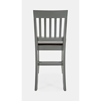 Decatur Lane Farmhouse Solid Wood Counter Stool (Set of 2)