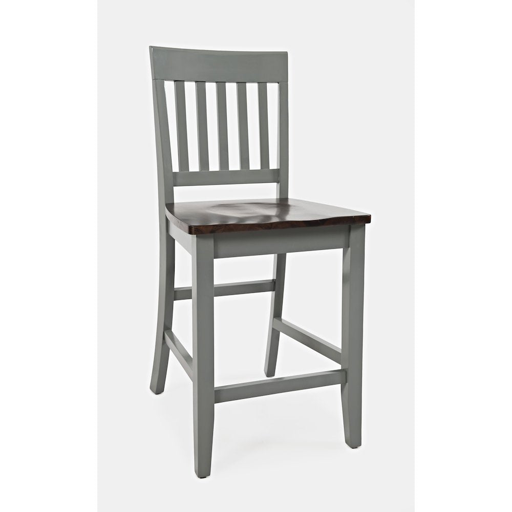 Decatur Lane Farmhouse 4 Piece Solid Wood Counter Height Set