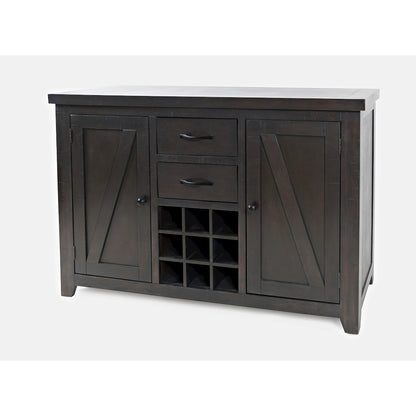 American Rustics Sideboard Buffet with Wine Rack