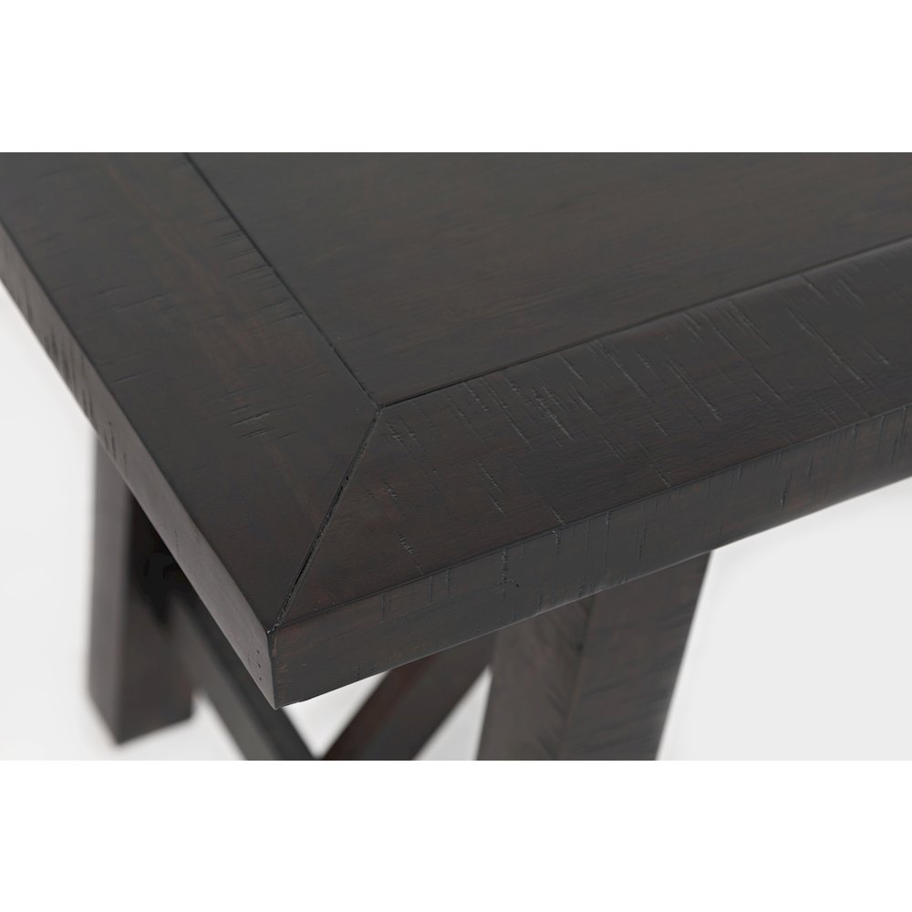 American Rustics 72" Counter Height Distressed Solid Wood Trestle Dining Table