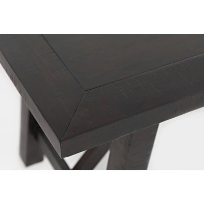 American Rustics 72" Counter Height Distressed Solid Wood Trestle Dining Table