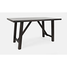 American Rustics 72" Counter Height Distressed Solid Wood Trestle Dining Table