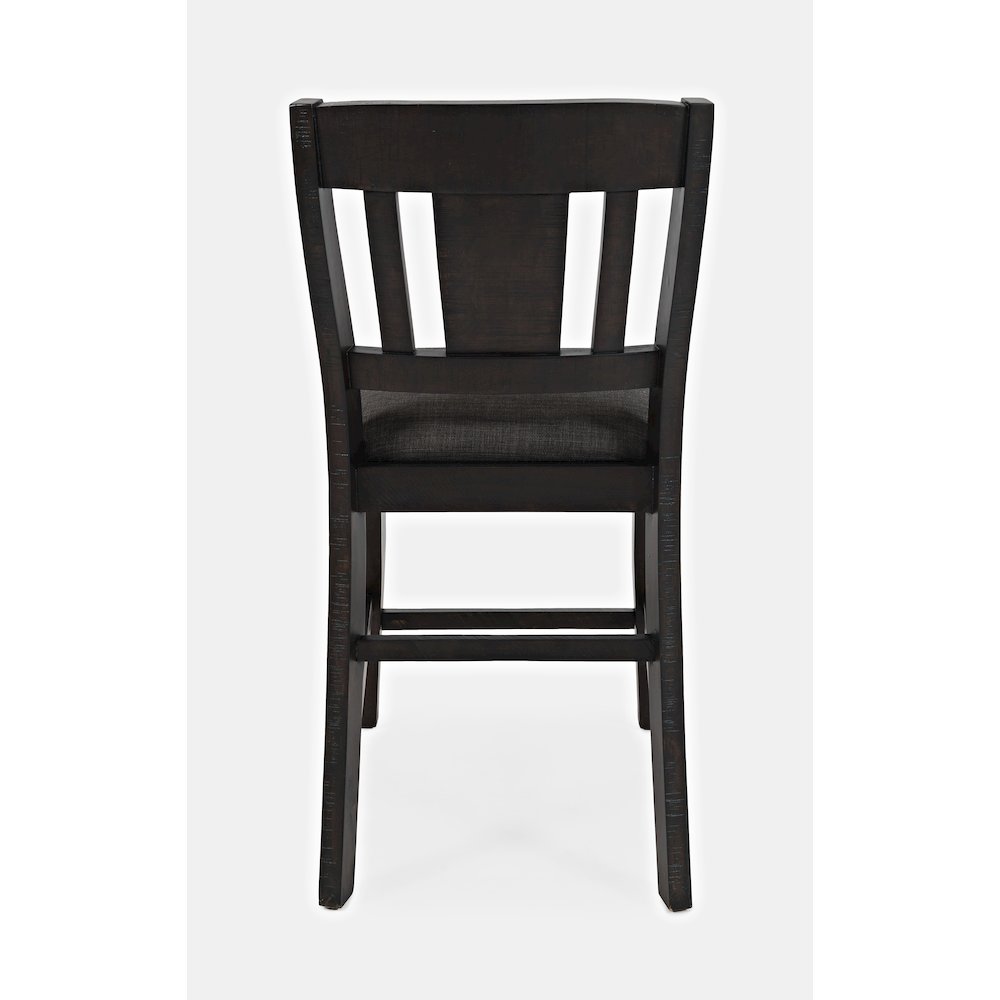Upholstered Slatback Counter Height Stool with Nailhead Trim (Set of 2)