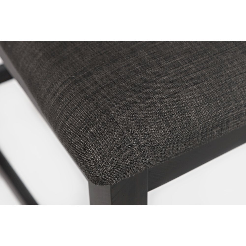 Upholstered Slatback Counter Height Stool with Nailhead Trim (Set of 2)