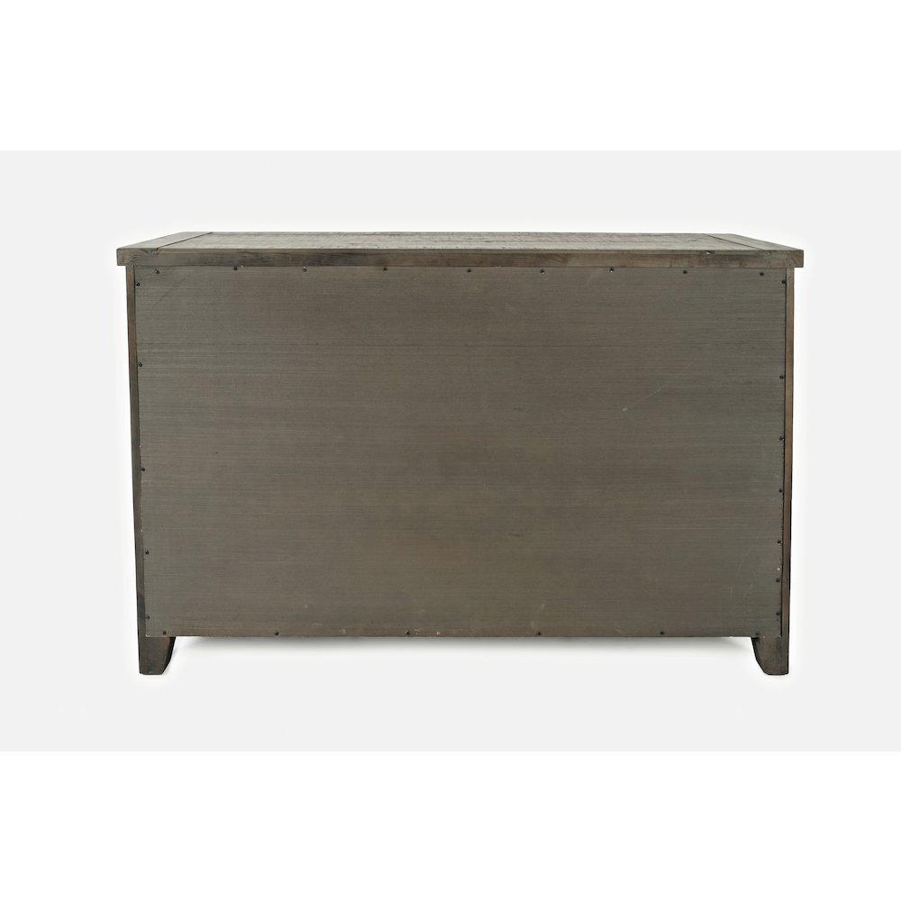 Reclaimed Solid Wood Buffet Server with Wine Bottle and Glass Storage