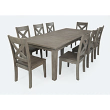 Outer Banks Reclaimed Solid Wood 96" Nine-Piece Farmhouse Dining Set