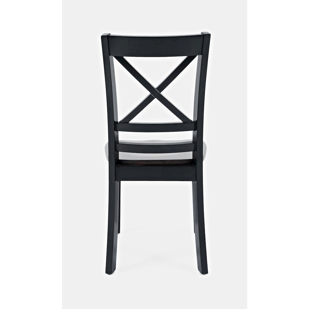 Asbury Park Solid Wood Farmhouse Cross-Back Dining Chair (Set of 2)