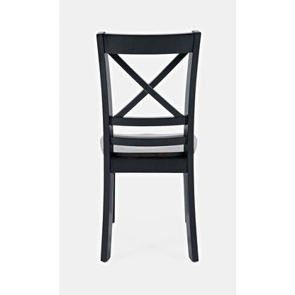 Asbury Park Solid Wood Farmhouse Cross-Back Dining Chair (Set of 2)