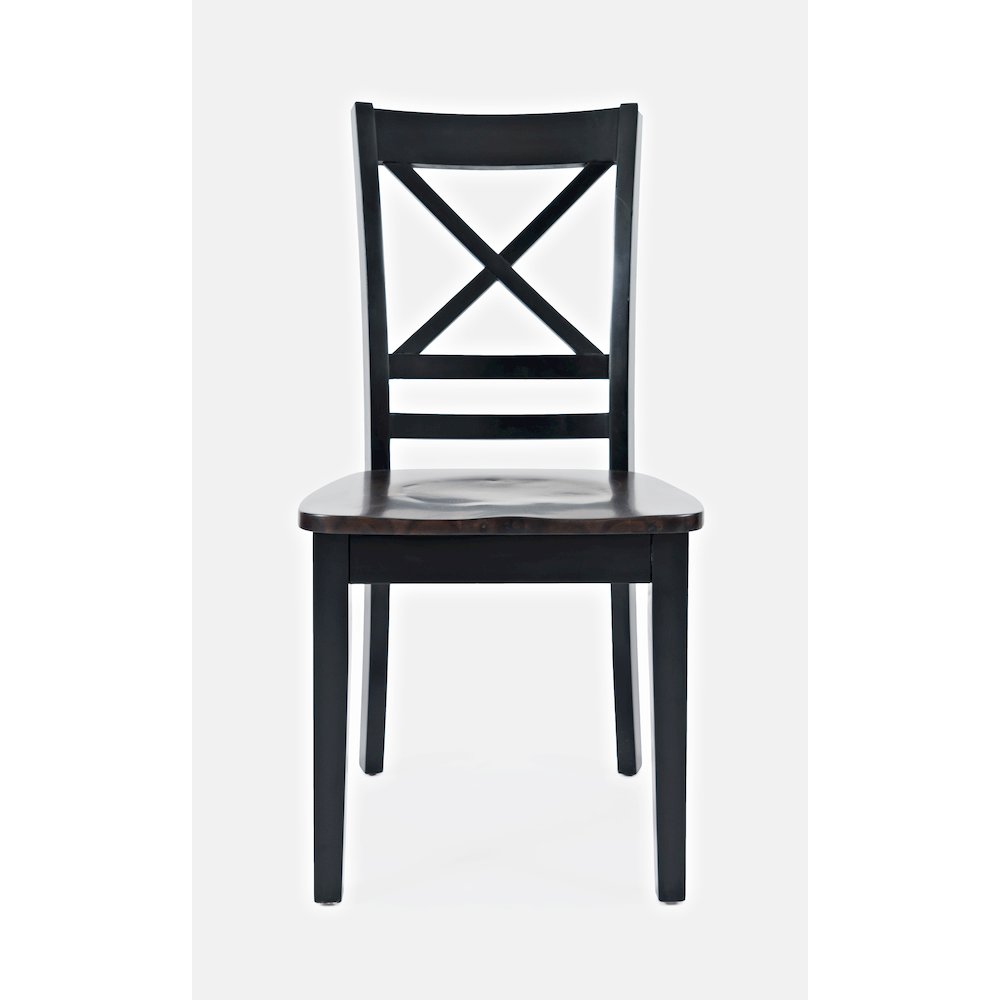 Asbury Park Solid Wood Farmhouse Cross-Back Dining Chair (Set of 2)