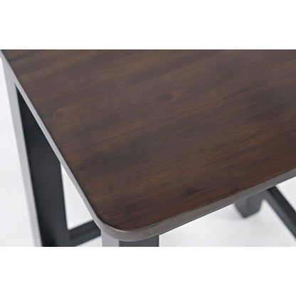 Asbury Park Solid Wood Farmhouse Backless Saddle Stool (Set of 2)