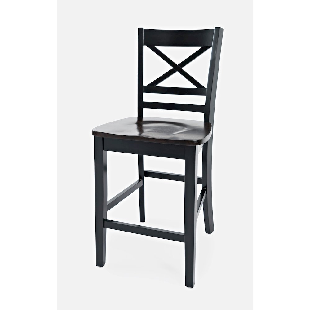 Asbury Park Solid Wood Farmhouse Four Piece Counter Height Dining Set with Bench