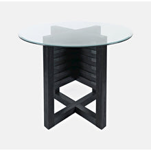 Altamonte Contemporary 48" Round Counter Height Table with Glass Top