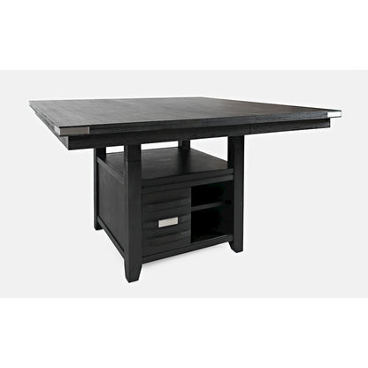 Altamonte Contemporary Adjustable Height Square 60" Storage Table