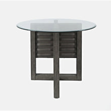 Altamonte Contemporary 48" Round Counter Height Table with Glass Top