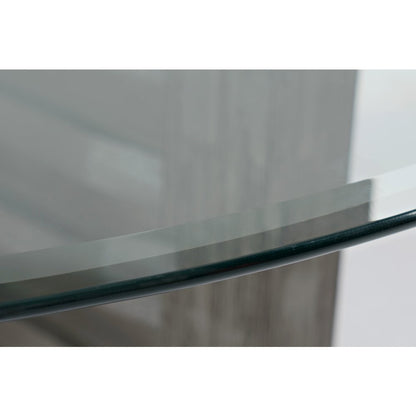 Altamonte Contemporary 48" Round Counter Height Table with Glass Top