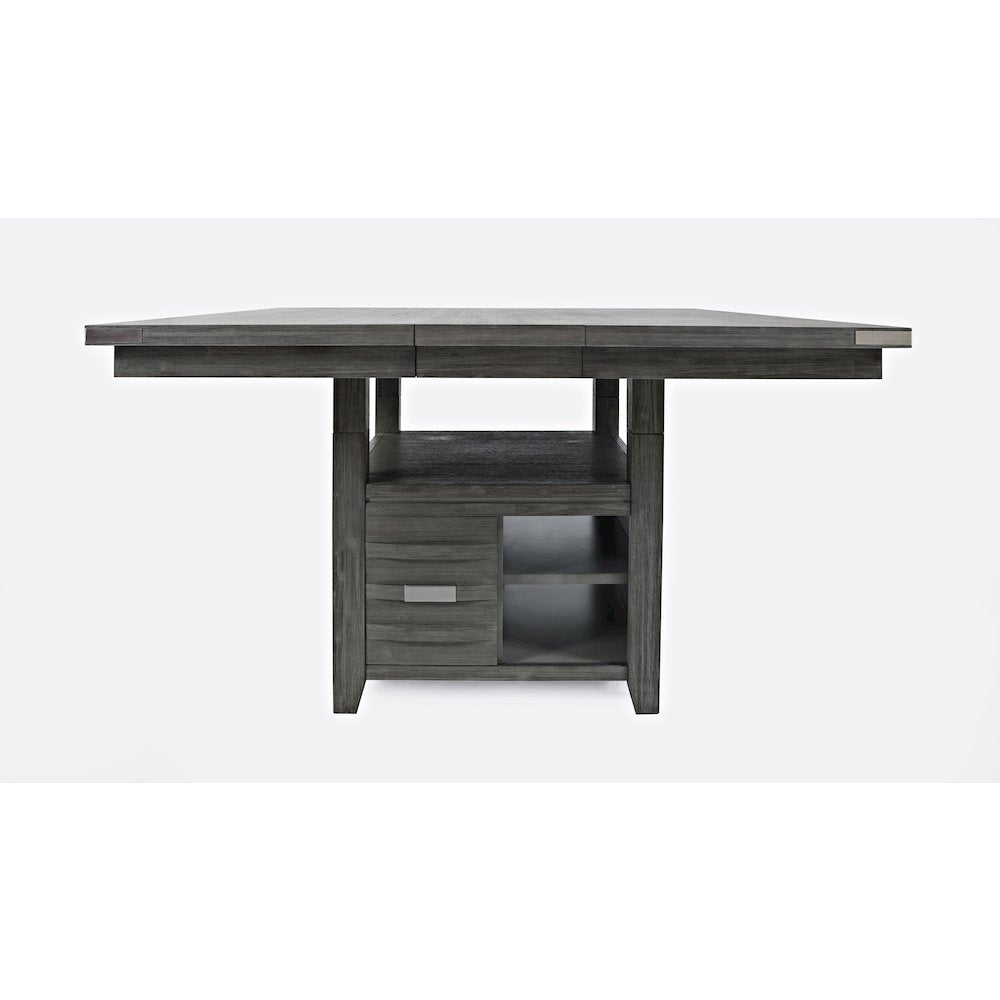 Altamonte Contemporary Adjustable Height Square 60" Storage Table