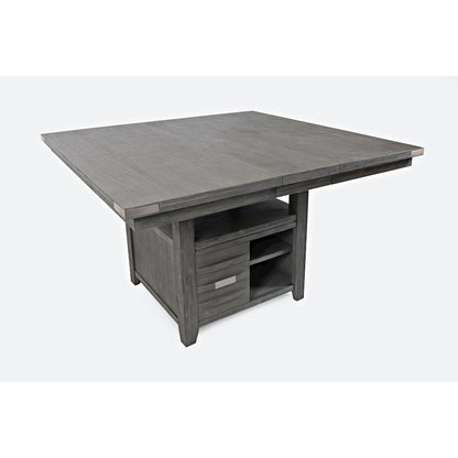 Altamonte Contemporary Adjustable Height Square 60" Storage Table
