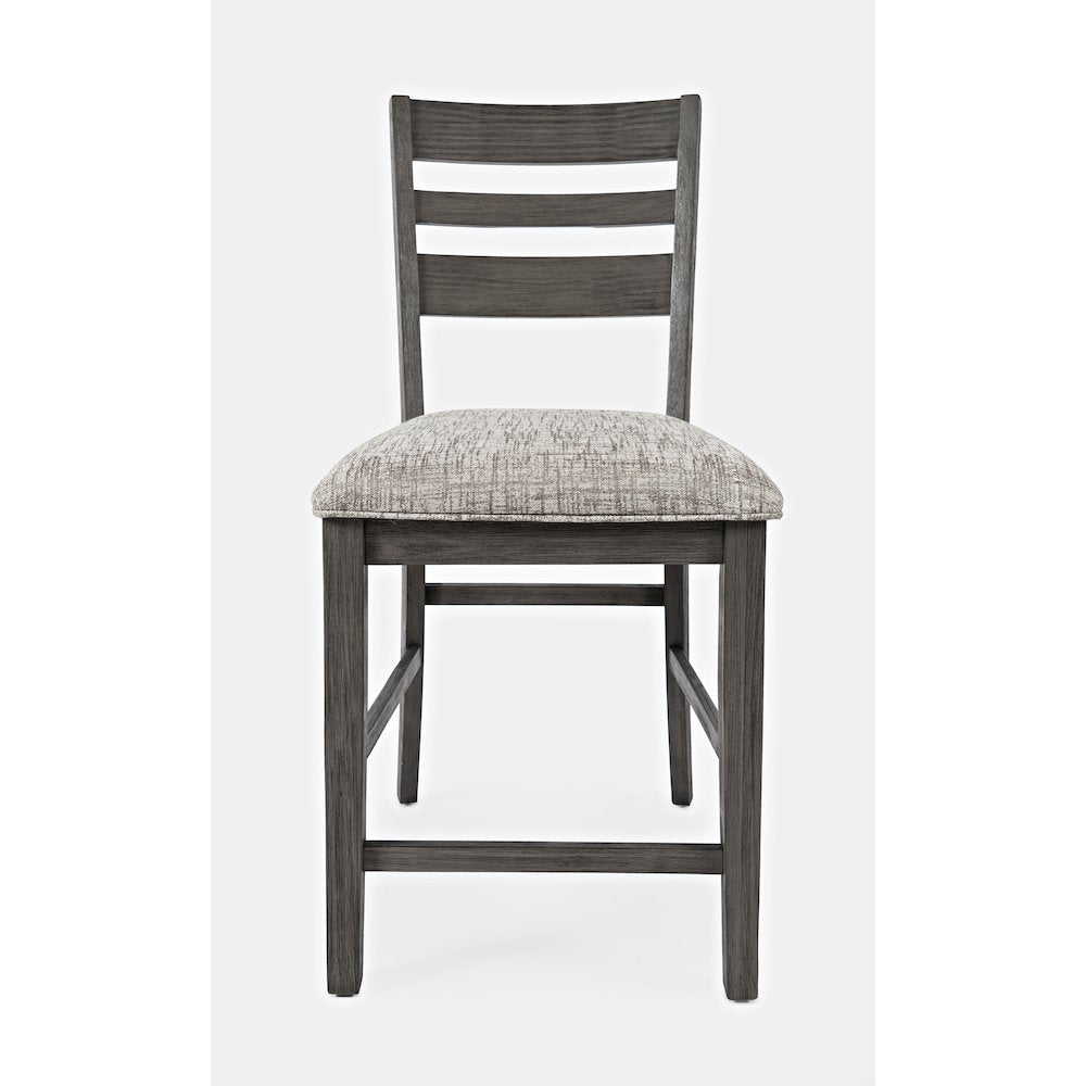 Altamonte Contemporary Ladderback Upholstered Counter Stool (Set of 2)