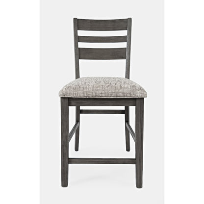 Altamonte Contemporary Ladderback Upholstered Counter Stool (Set of 2)