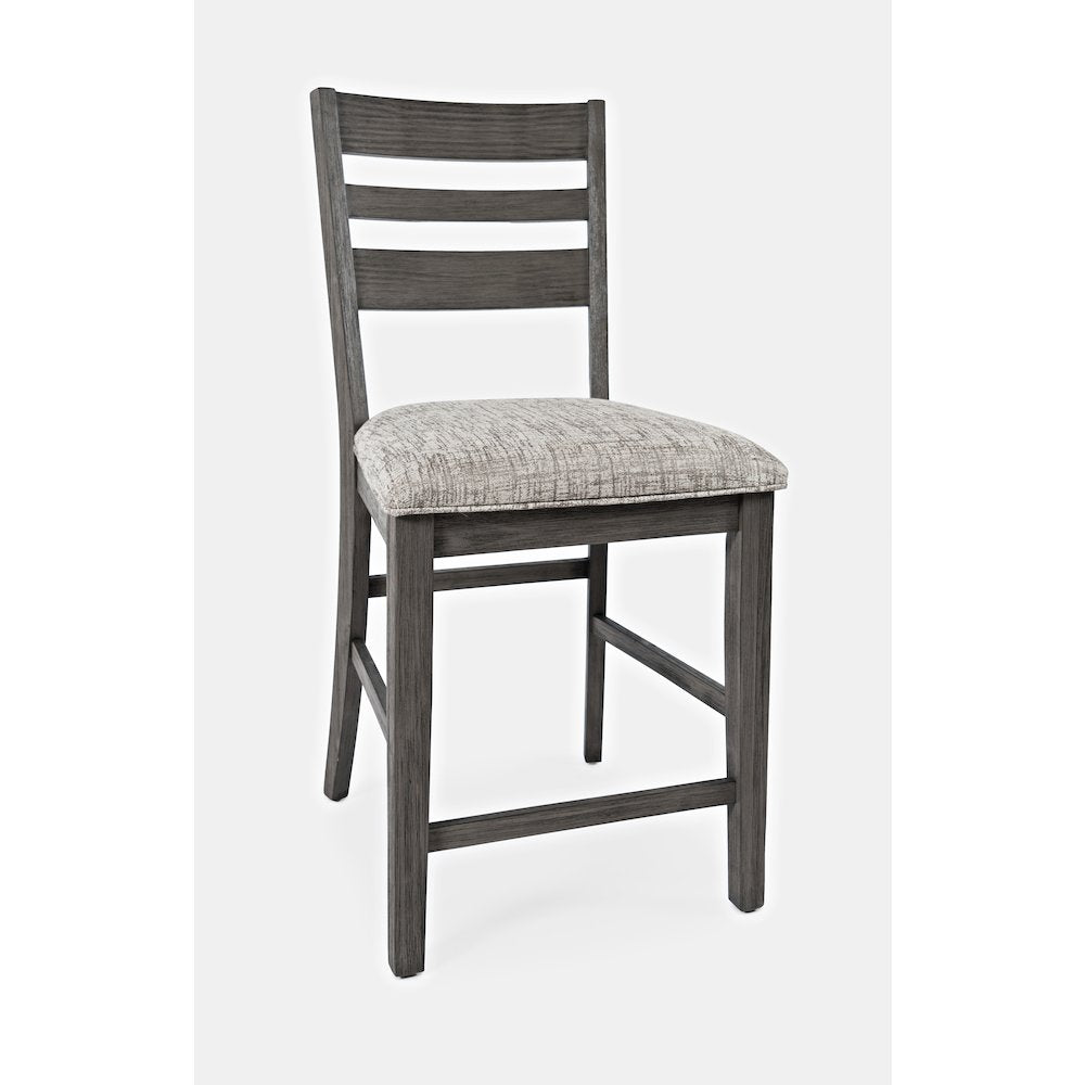 Altamonte Contemporary Ladderback Upholstered Counter Stool (Set of 2)