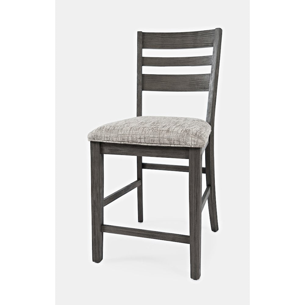 Altamonte Contemporary Ladderback Upholstered Counter Stool (Set of 2)