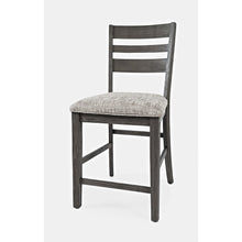 Altamonte Contemporary Ladderback Upholstered Counter Stool (Set of 2)