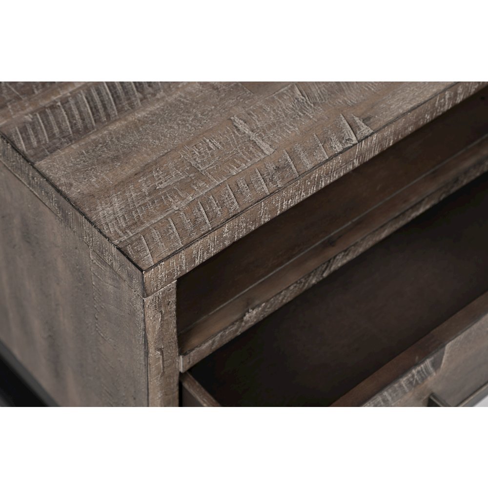 East Hampton Distressed 48" Solid Wood Coffee Table