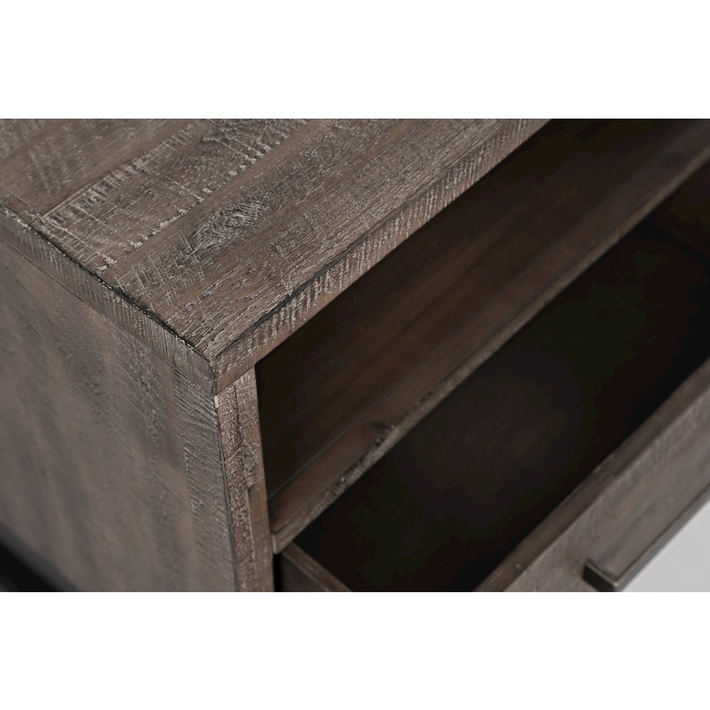 East Hampton Distressed Solid Wood End Table