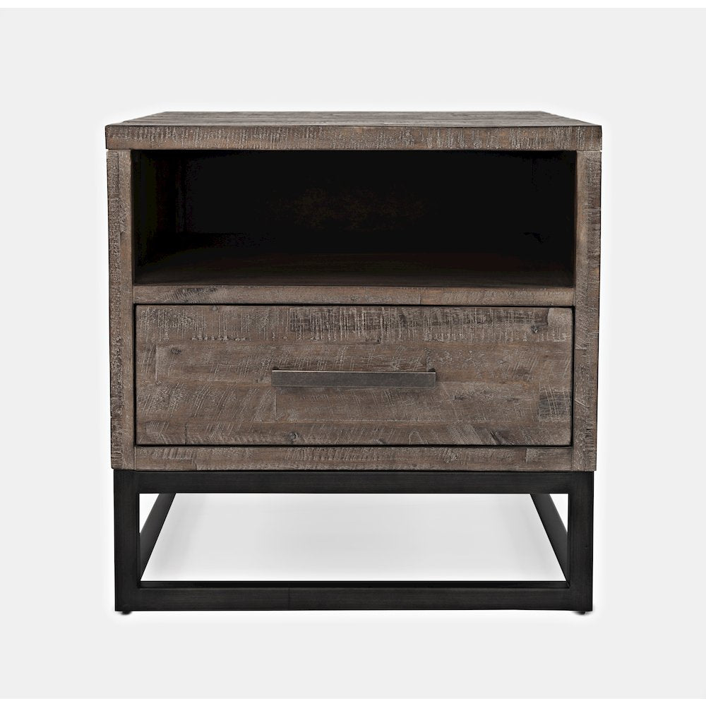 East Hampton Distressed Solid Wood End Table