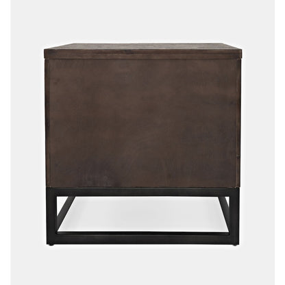 East Hampton Distressed Solid Wood End Table