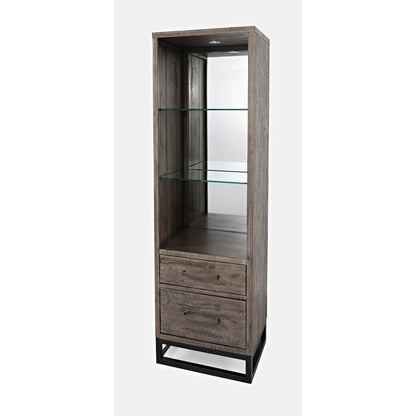 East Hampton Distressed Solid Wood Pier Bookcase