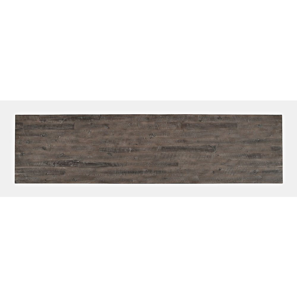 East Hampton Distressed Solid Wood Media Unit