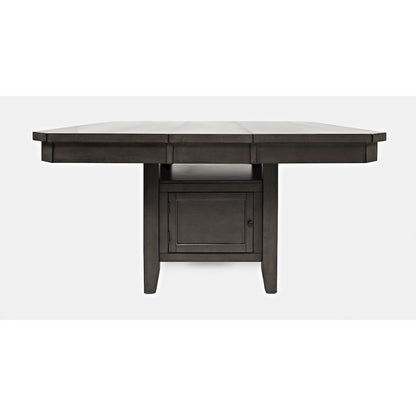 Manchester Contemporary Adjustable Height Storage Square 54" Dining Table
