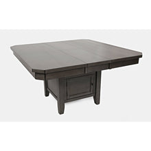 Manchester Contemporary Adjustable Height Storage Square 54" Dining Table